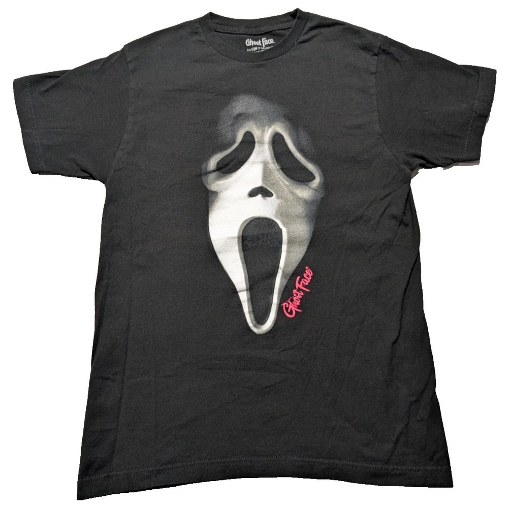 GhostFace The Icon Of Halloween SCREAM‎ - Men Medium Black T-Shirt EUC